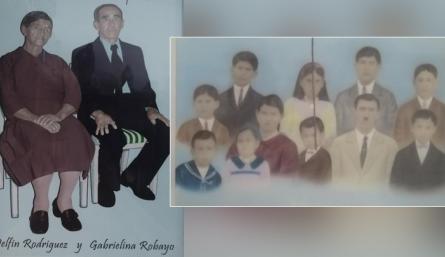 Delfín Rodríguez Bermúdez y Gabrielina Robayo Hernández y sus hijos. / Foto: Cortesía