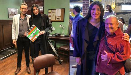 El actor cucuteño debutó en ‘La Nocturna’ donde pudo compartir con sus colegas David Prada y César Mora./ Fotos Cortesía.