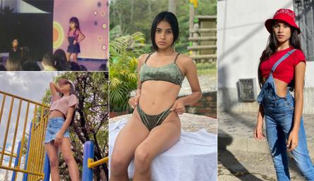 Stefany Márquez, de 16 años, se subió por primera vez a una pasarela cuando solo tenía cinco años, entrenada por la Academia de Néstor Iván y desde entonces no ha parado. / Foto: Cortesía