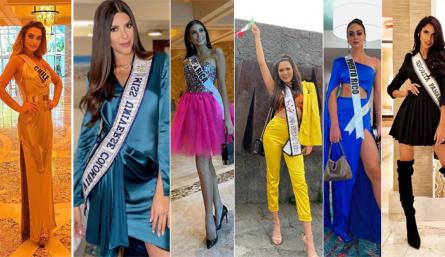 Chile: Daniela Nicolás.  Colombia: Laura Olascuaga. Costa Rica: Ivonne Cerdas. México: Andrea Meza. Puerto Rico: Estefanía Soto. Panamá: Carmen Jaramillo. Foto: Instagram