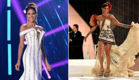 El deseo de Leidy Ropero (derecha) fue continuar en el modelaje, sin dejar a un lado la carrera profesional, maternal y familia. Marisela Arévalo comprendió que algunas mujeres no se animan a participar al no contar con los recursos económicos o la belleza estandarizada. / Foto: Cortesía