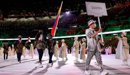 Ceremonia inaugural de Tokio 2020. 