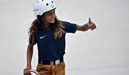 Rayssa Leal, subcampeona Olímpica de 13 años. 