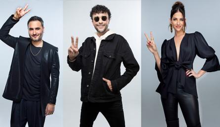 Jesús Navarro, Andrés Cepeda y Natalia Jiménez conforman el jurado./Foto: Cortesía