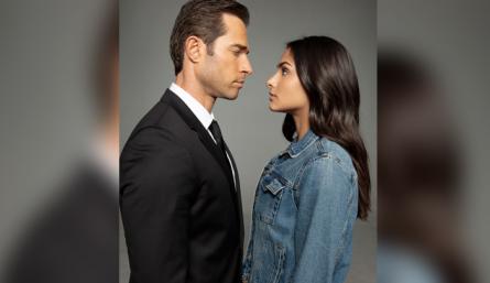 La serie es protagonizada por Sebastian Rulli y Renata Notni. / Foto: Cortesía
