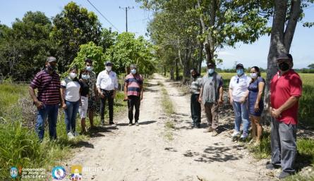 La Vereda El Diamante de Puerto Santander por fin tendrá la placahuella que tanto espero./Foto Cortesía