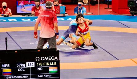 Óscar Tigreros, luchador colombiano. 