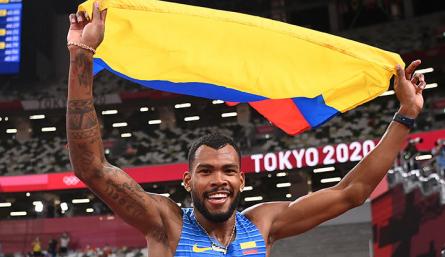 Anthony Zambrano, subcampeón olímpico. 