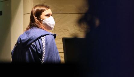 Krystsina Tsimanóuskaya, atleta bielorrusa. 