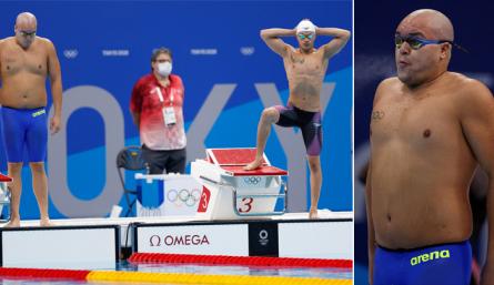  Shawn Dingilius-Wallace, de Islas Palau se robó las miradas por su físico. / Foto: AFP