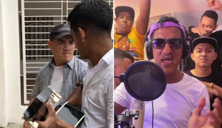 William Calderón Torres (izquierda) vive en San Luis y está feliz con el amor y apoyo que está recibiendo en las redes sociales. Estilh Ramos desde hace un año quedó fascinado con las redes sociales. Se dedica a hacer videos ‘burlándose’ de sí mismo. / Fotos: Cortesía