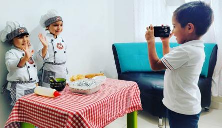 Isabella y Luciana demuestran sus dotes de cocineras y están dispuestas a competir en Masterchef. /Foto: Instagram.