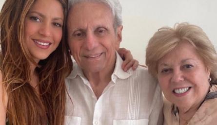 Shakira celebró los 90 años de su padre bailando