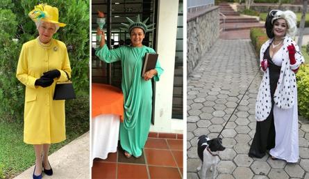 María Cristina Carvajal encarna personajes icónicos en Halloween