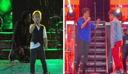 Silvestre José irrumpió un concierto de su papá para cantar