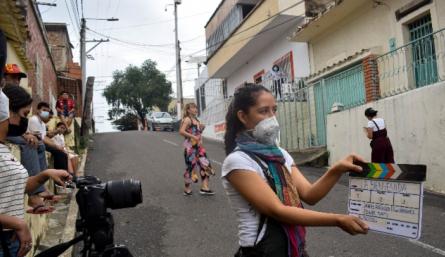 Ruedan cortometraje en el barrio El Páramo