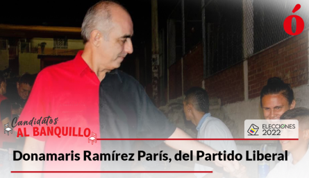 Donamaris Ramírez, en el banquillo