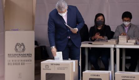 El presidente Iván Duque ha dado varias declaraciones criticando a Gustavo Petro./Foto Colprensa