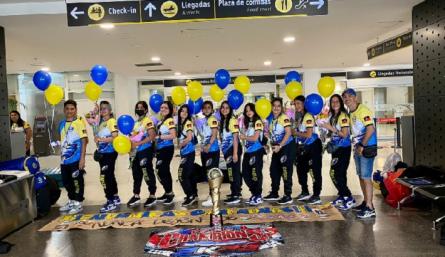 Porristas cucuteñas, campeonas en México