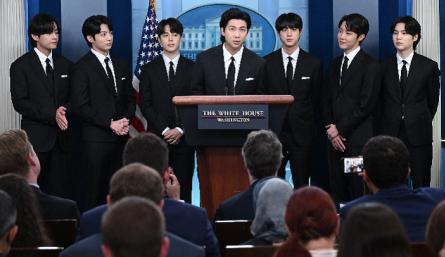 Los reyes del K-Pop denuncian el racismo durante visita a la Casa Blanca