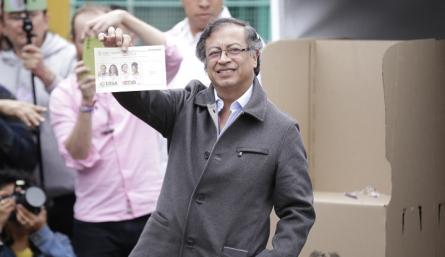El candidato Gustavo Petro se alzó con la victoria en la segunda vuelta./Foto Colprensa