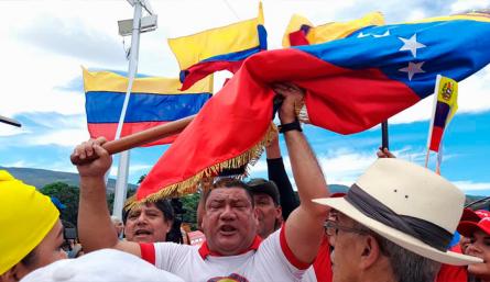 En la frontera celebraron la llegada de Gustavo Petro al poder