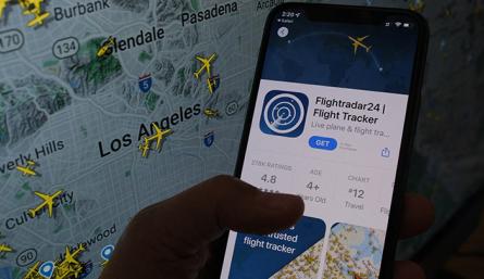 Seguimiento en línea de vuelos irrita a celebridades y millonarios./Foto: AFP