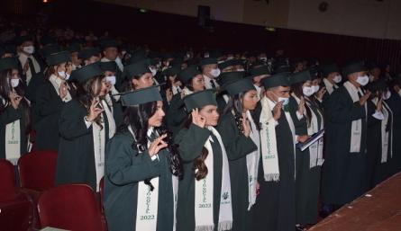 Se entregaron 307 títulos académicos de pregrado y 145 de posgrado./ Foto: Cortesía / La Opinión 