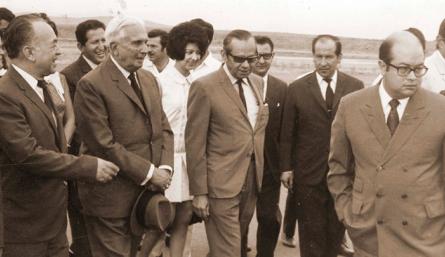 Foto del recuerdo | Visita del expresidente Ospina Pérez