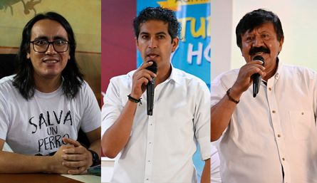 Víctor Caicedo, Jhon Edison Ortega y Ramón Elí Támara podrán continuar con sus candidaturas./Fotos archivo