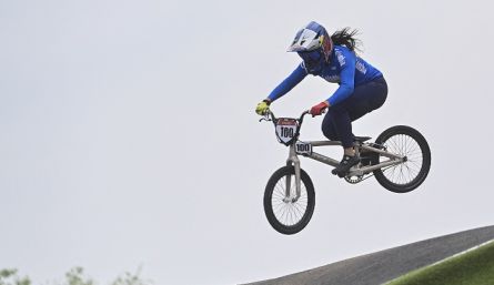 Para Mariana Pajón es la tercera vez que logra una presea dorada en unos Juegos Panamericanos.