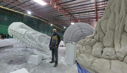 De Chinácota, a Kuwait con sus esculturas