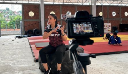 Johana Orozco, exyudoca, participó en las Olimpiadas de 2004.