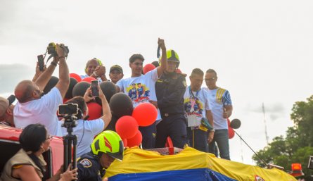 Ángel Barajas en Cúcuta. Foto Alcaldía de Cúcuta