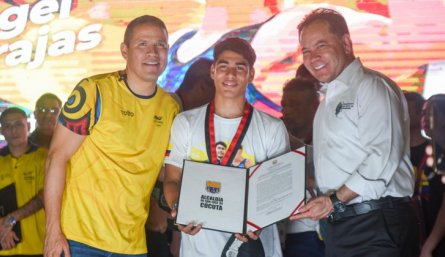 Ángel Barajas, Jorge Acevedo y William Villamizar 