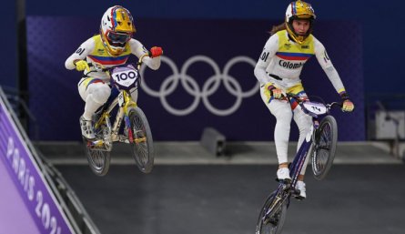 Mariana Pajón, deportista colombiana en los Juegos Olímpicos
