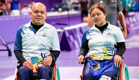 Boccia equipos mixtos - Leidy y Edilson Chica