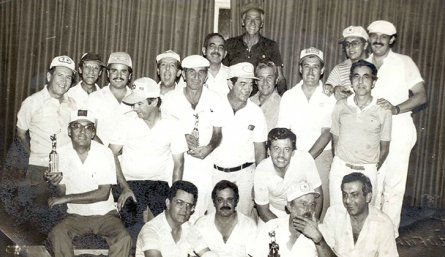 Premiación del torneo golfístico 1983