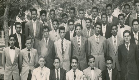Bachilleres de la promoción 1958 del Colegio Sagrado Corazón