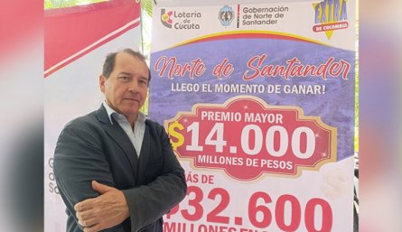 Mario Yepes del Portillo, presidente del Sorteo extraordinario de Colombia