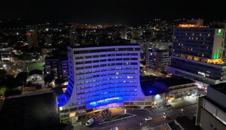Panorámica aérea del Hotel Casino Internacional de Cúcuta/Foto cortesía