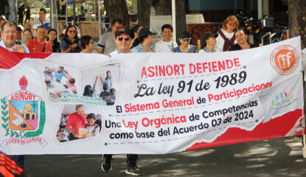 Maestros marcharon en Cúcuta.