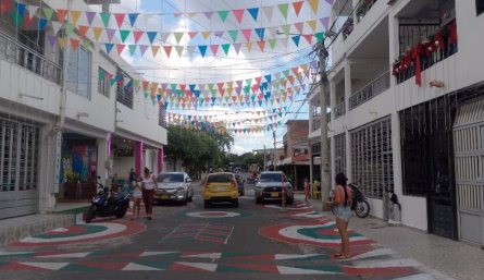Avenida 27 en Belén es uno de los puntos más importantes del barrio.