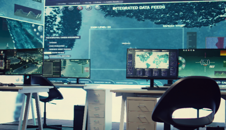 Centro de monitoreo y videovigilancia.