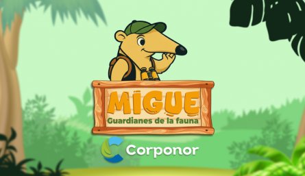 Migue, oso hormiguero de Corponor