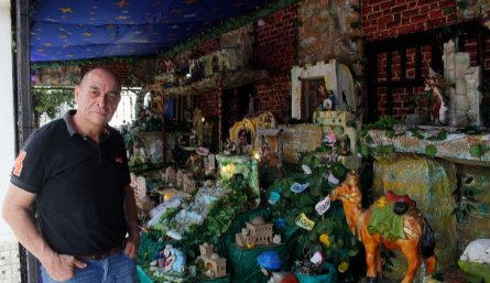 10 metros de largo por tres de ancho mide este pesebre en Ospina Pérez