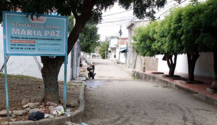 12 calles tiene el barrio María Paz de la comuna 6.