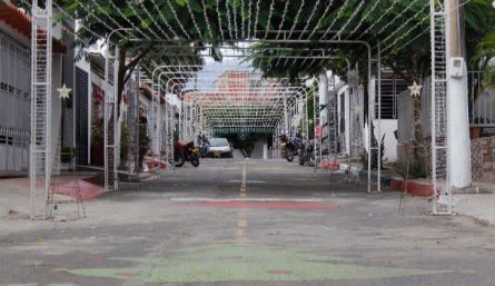 Manzana 40 del barrio Aniversario