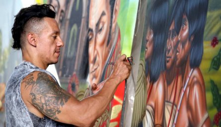 El arte que nace del aerosol: el espectáculo visual de Adrián Dugarte