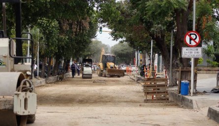 En cuadrante del centro de Cúcuta se han reparado la mayoría de vías hasta el momento./Foto Stefany Peñaloza